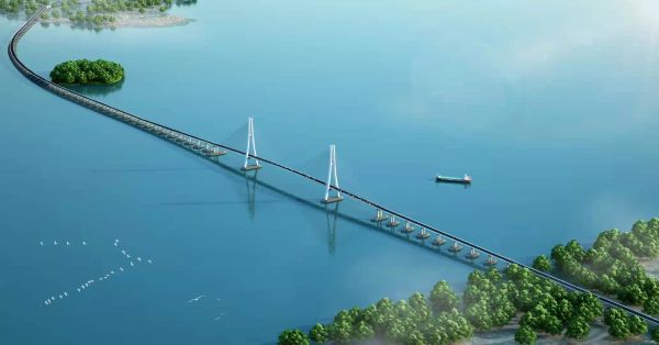 馬來西亞砂(sha)撈越沿海大(da)道Lupar跨海大(da)橋 馬來西亞砂(sha)撈越沿海大(da)道Lupar跨海大(da)橋